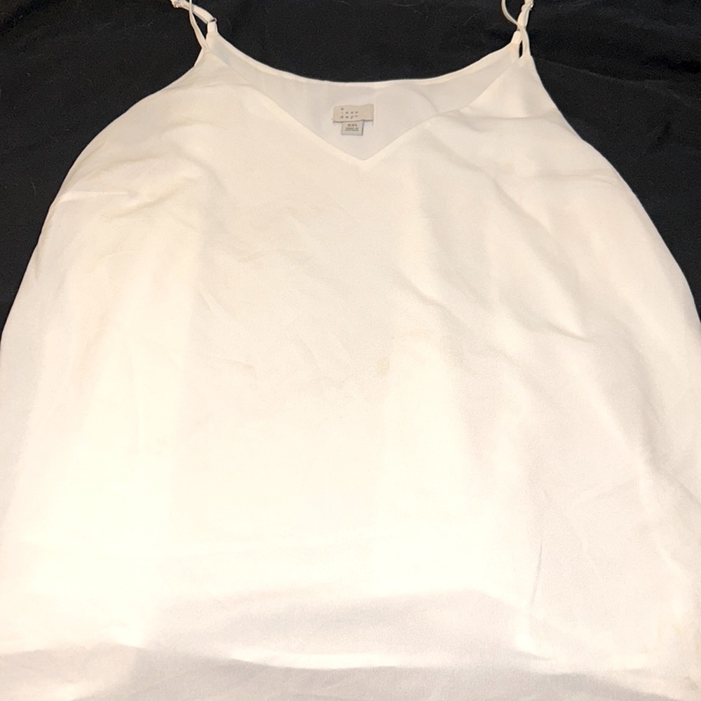 white camisole. Worn once.